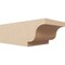 Ekena Millwork 6in. W x 4in. H x 12in. L Newport Woodgrain TimberThane Rafter Tail, Primed Tan RFTUR06X04X12NEWRCPR - alternate 1